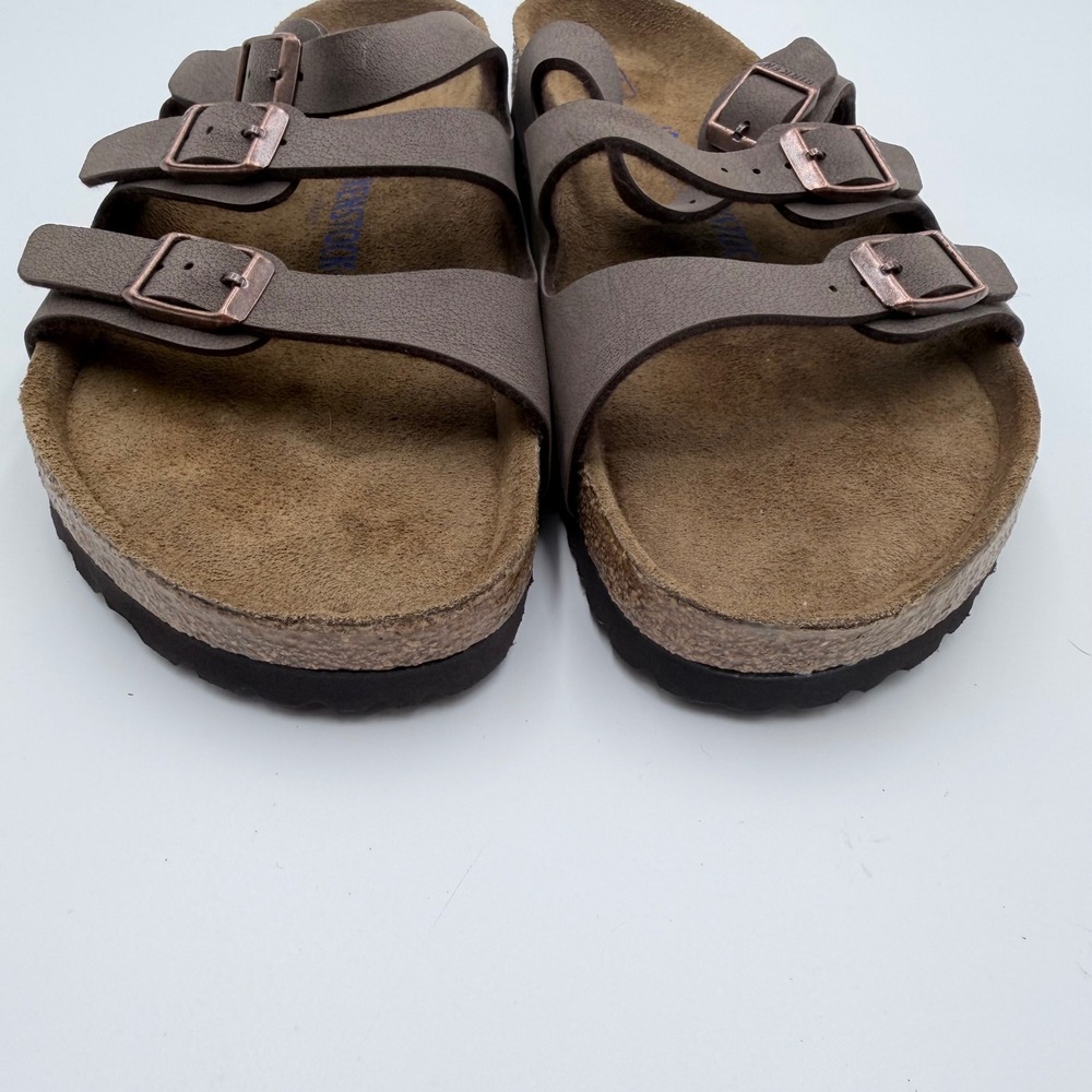 Birkenstock Florida Soft Footbed Mocha Birkibuc Sandals 42 L11 M9 - Picture 7 of 8
